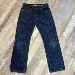 Boy’s Levi’s Dark Blue Slim Fit Straight Leg Jeans - Size 16